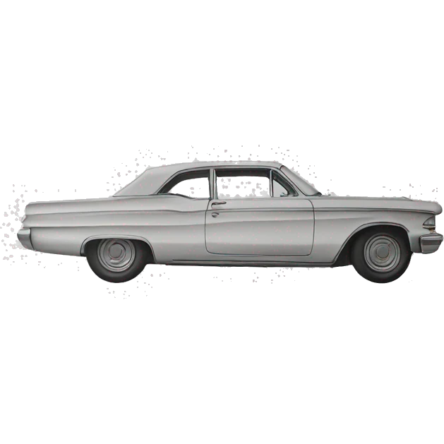 Car emoji drawn in pencil emoji
