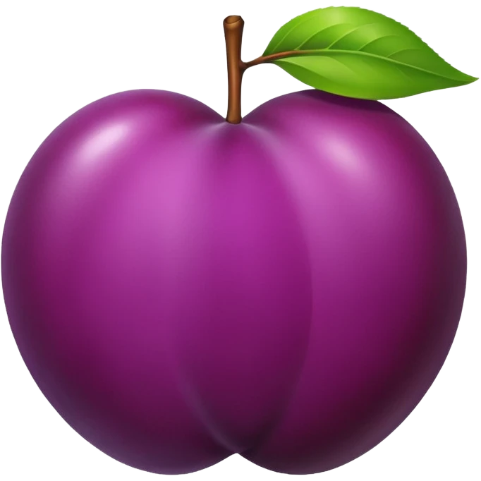 single plum emoji