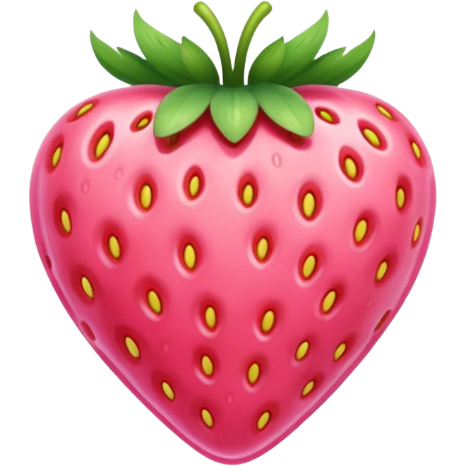 Corazón rosa fresa emoji