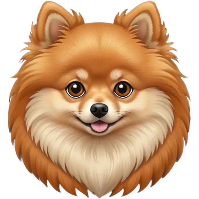 orange brown pomerania shpiz emoji