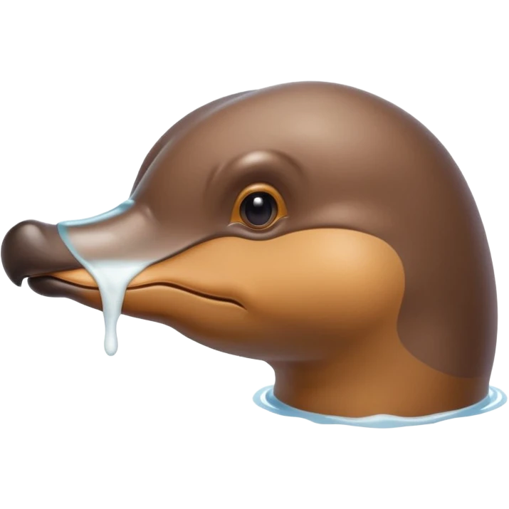 platypus sweating milk emoji