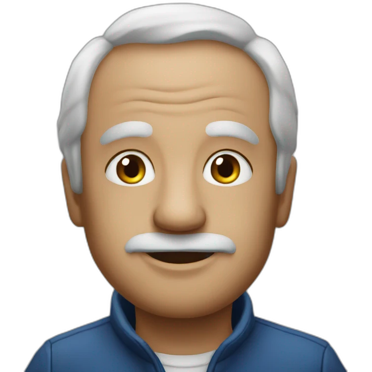 Une pierre emoji