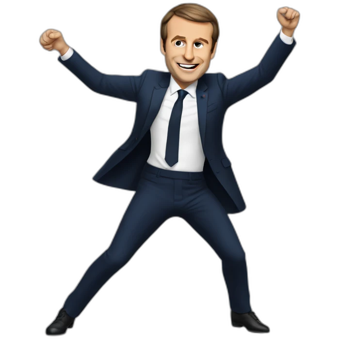 Macron qui dance emoji