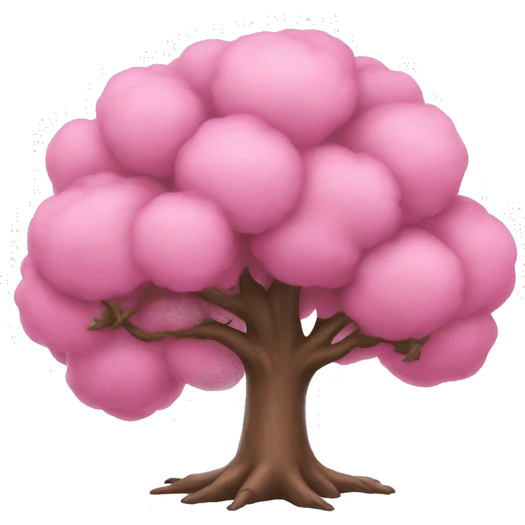 tree pink emoji