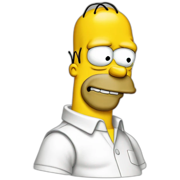 Homer simpson énervé emoji