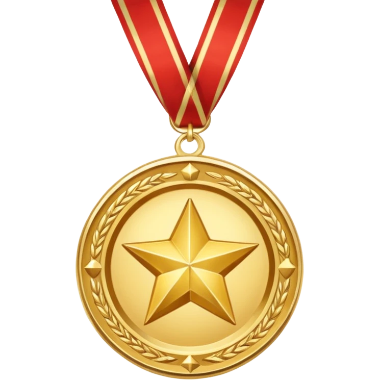 Médaille du courage Cerballiance version cartoon emoji