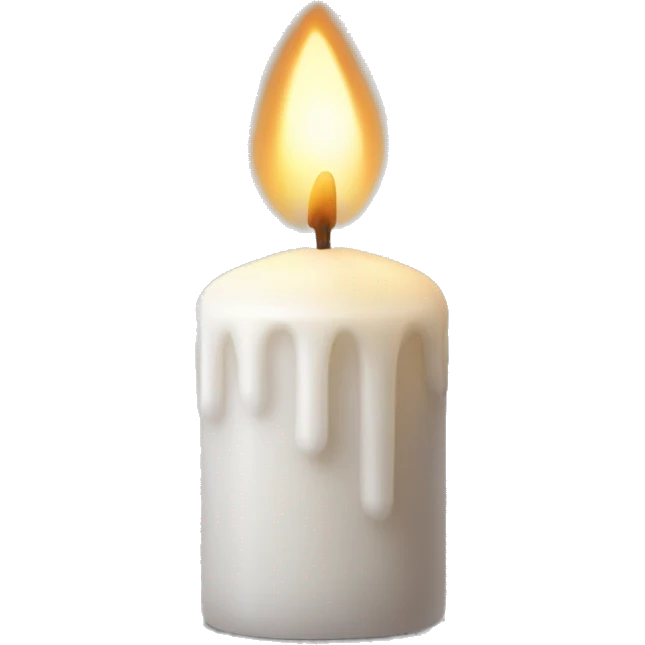 White candle emoji