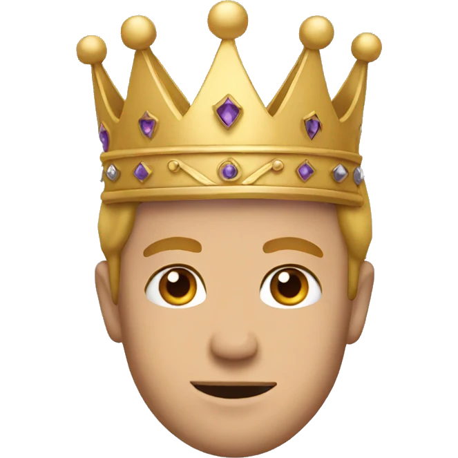 prince 
crown emoji
