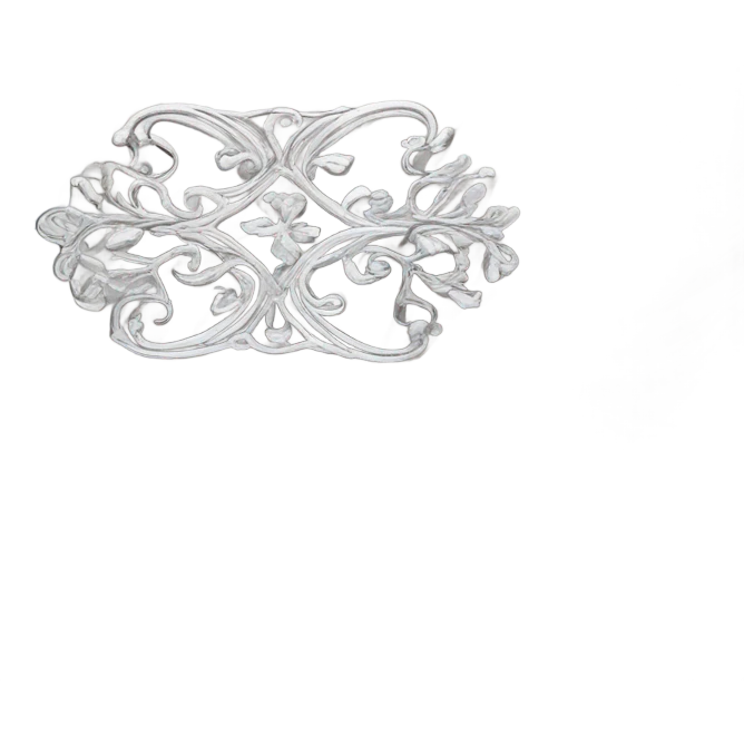 silver hair clip  emoji