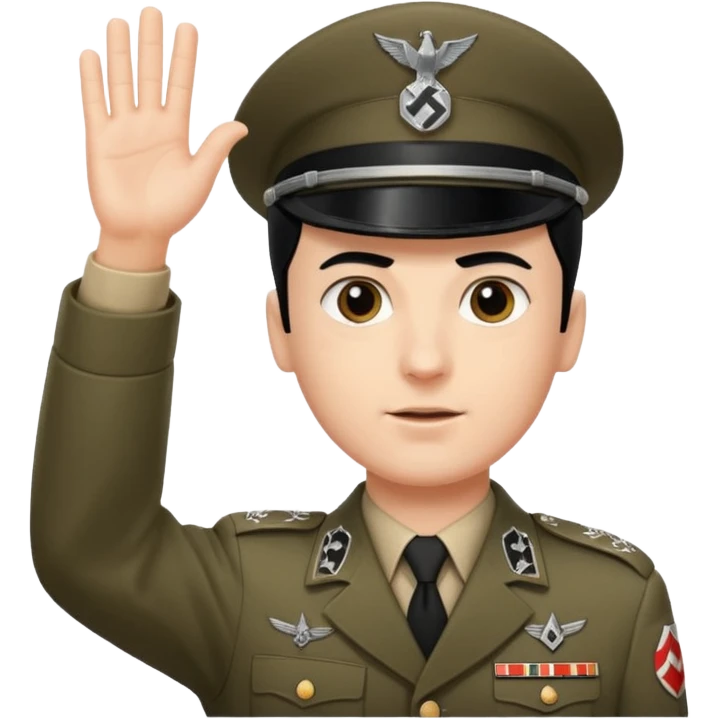 Nazi salut Hitler emoji