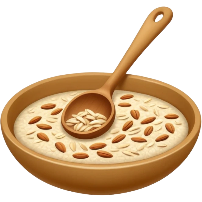 cucharada de harina de avena emoji