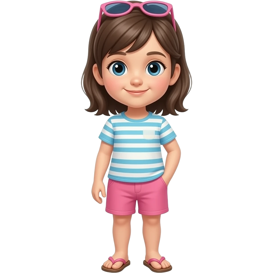 Uma Menina Com A Chinela emoji