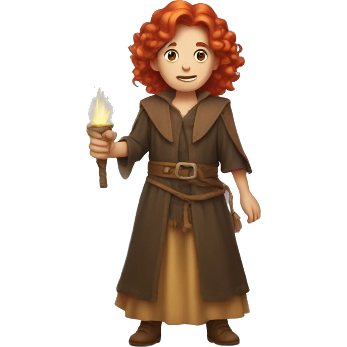 Sorcière rousse emoji