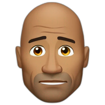 Dwayne Johnson depresivo emoji