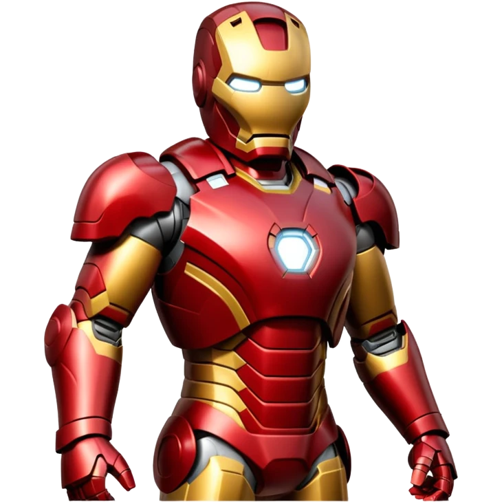 Make a 3d iron man emoji
