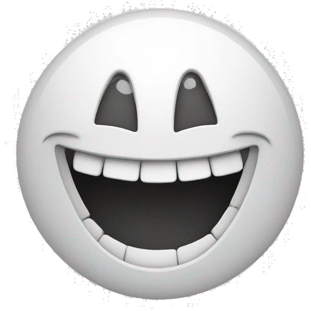 Smiling face with lots of teeth emoji