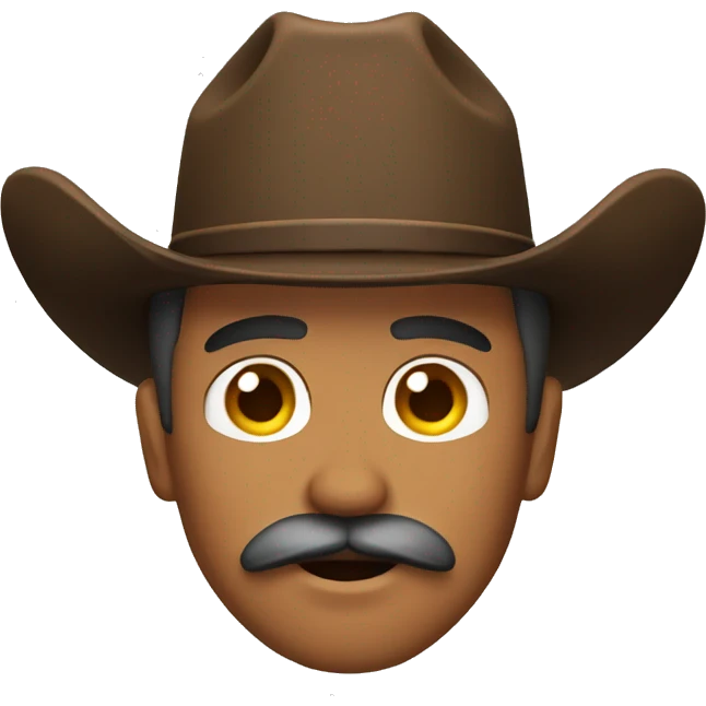 cowboy with mustache emoji