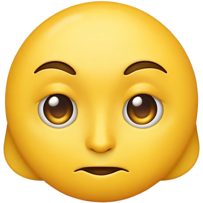 Side eye yellow emoji emoji