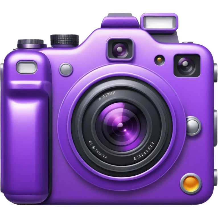 Purple camera emoji