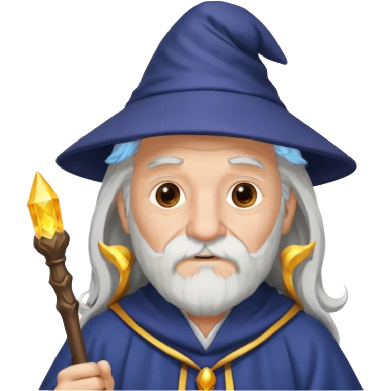 old wizard with staff emoji