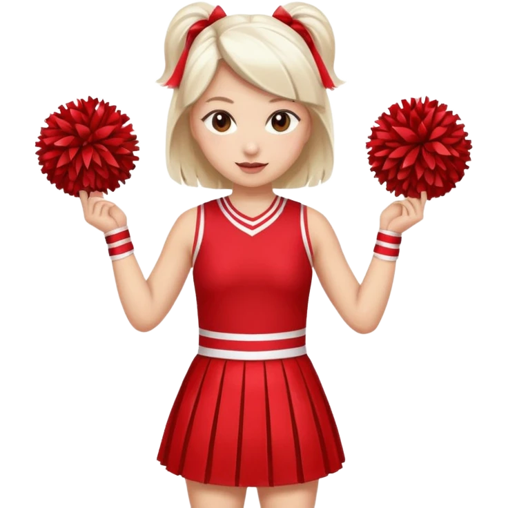 cheer leader dress emoji