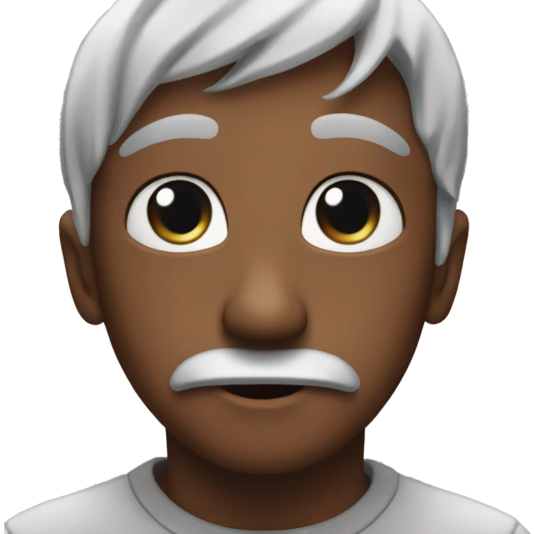 Create a emoji with big watery eyes that are in love and proud emoji