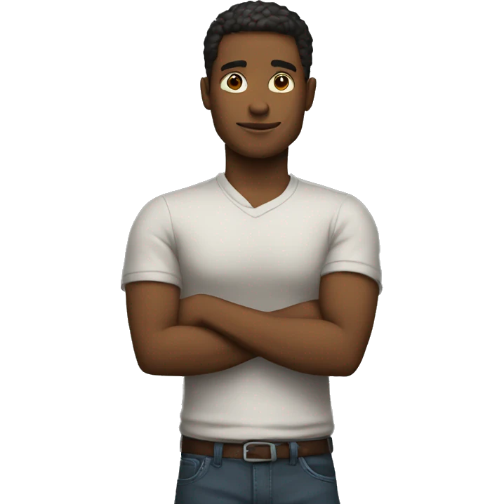 person crossing arms in x no emoji