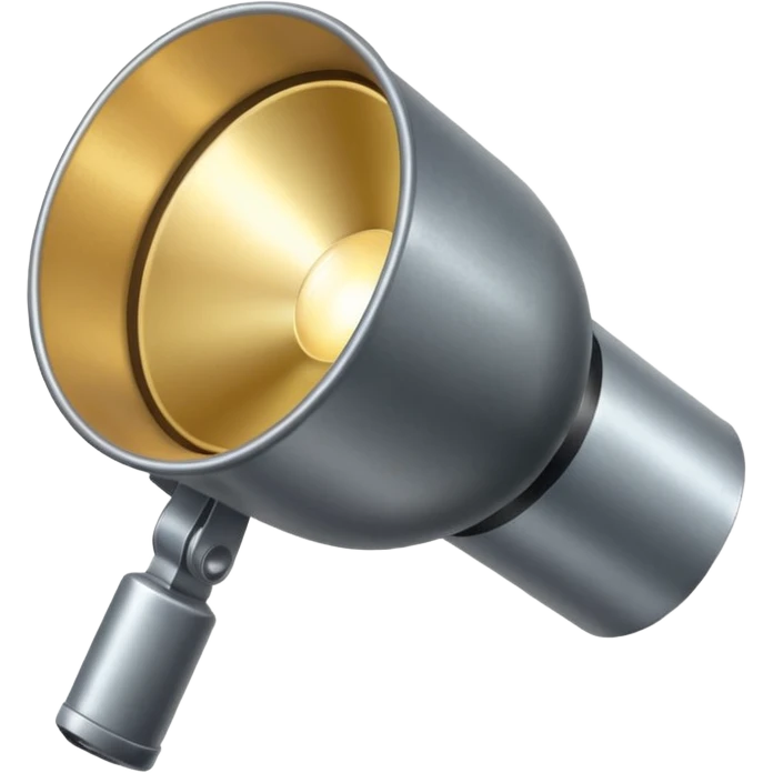 theatre spotlight seen from the side  emoji