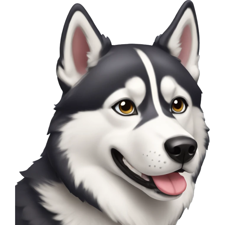 Husky dog emoji