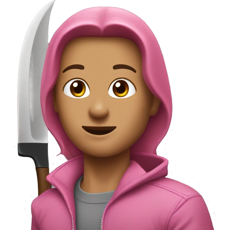 machete pink￼ emoji