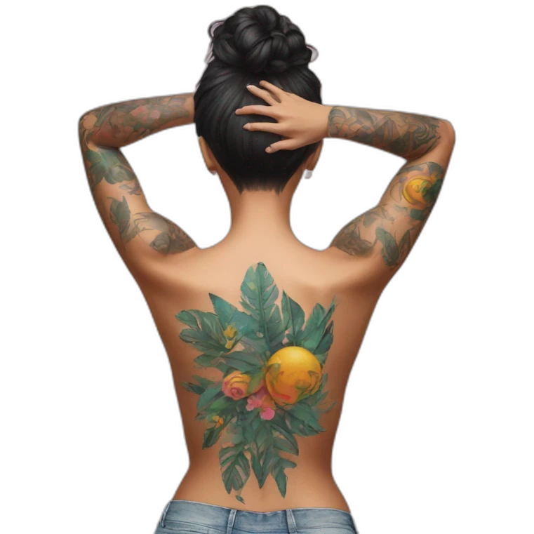 back-tattoo emoji