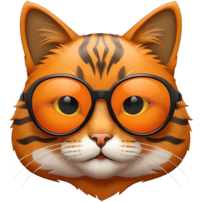 Cat wearing sunglasses emoji