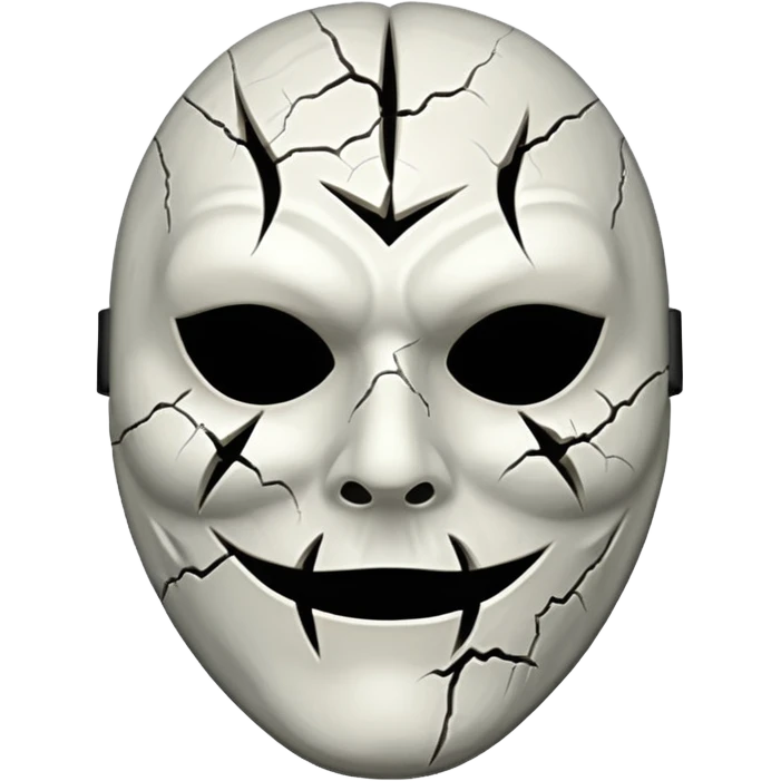 Halloween mask spooky emoji
