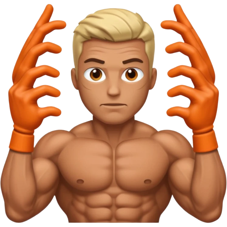 many-armed man emoji