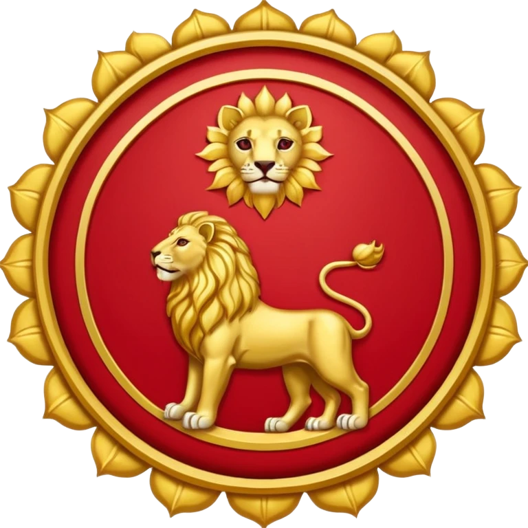 Iran flag with lion and sun emblem emoji