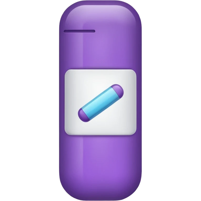 Pill purple emoji