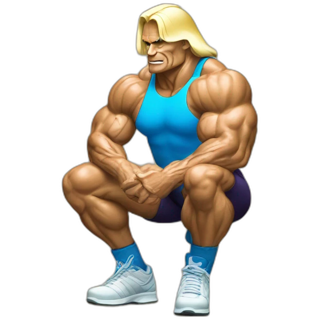 Tom platz squatting emoji