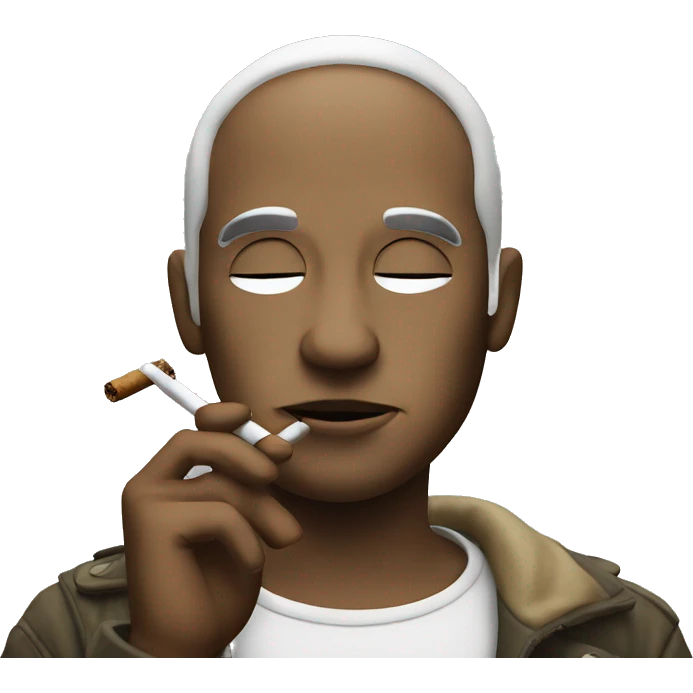 Emoji smoking doing peace  emoji