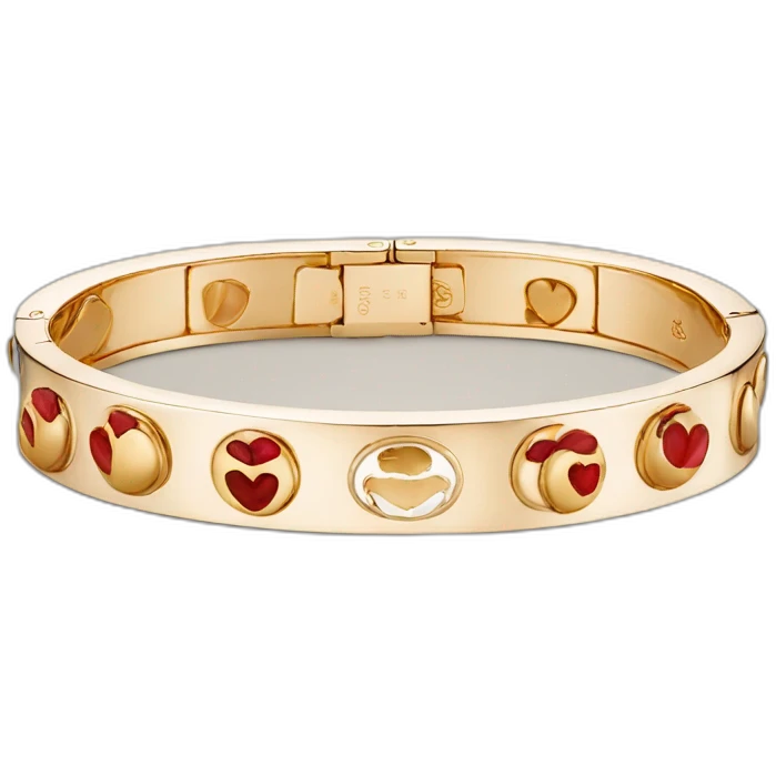 cartier love bracelet Gold emoji