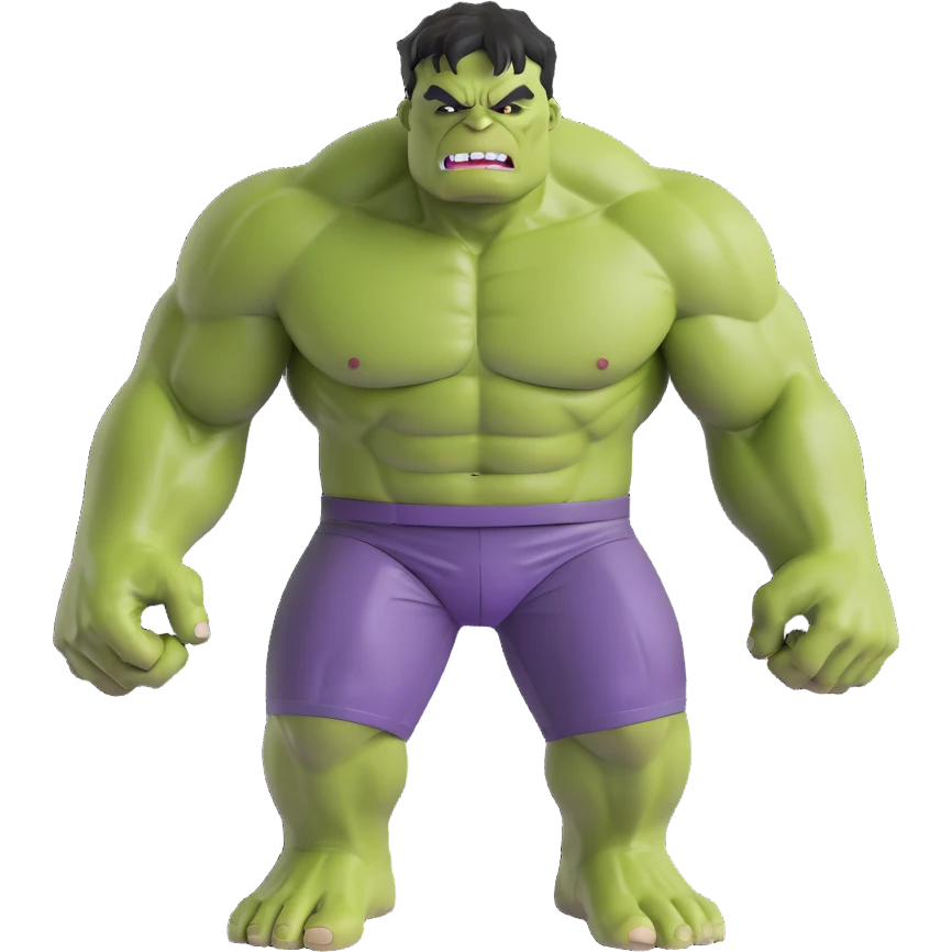 Hulk character emoji
