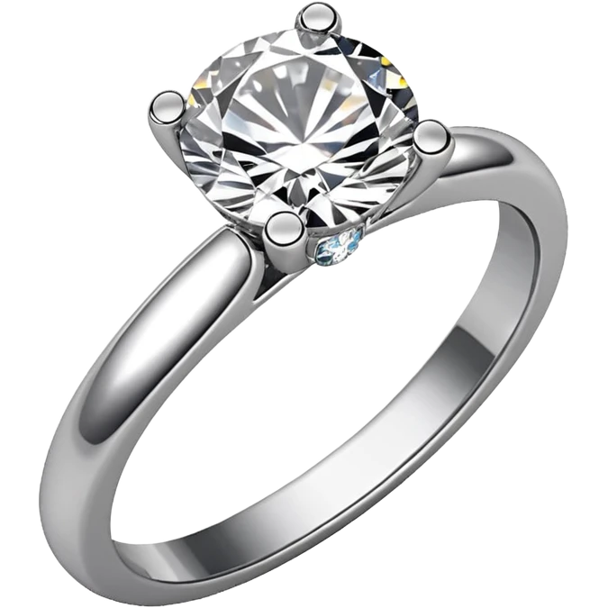 glitter white diamond married ring emoji