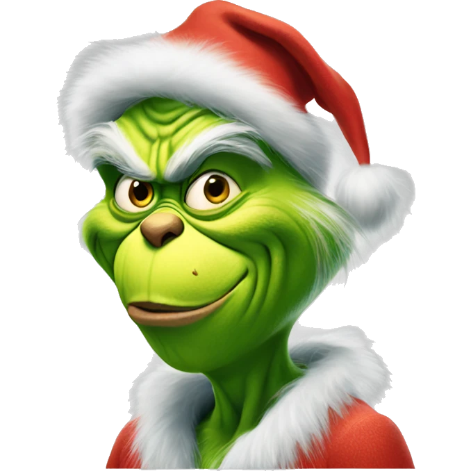 The grinch  emoji