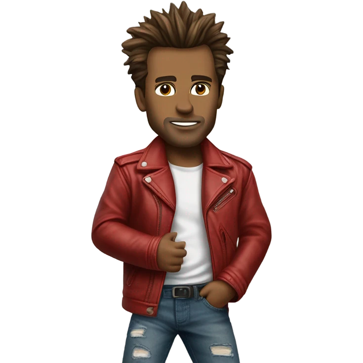 Tyler Durden character of Brad Pitt from fight club emoji