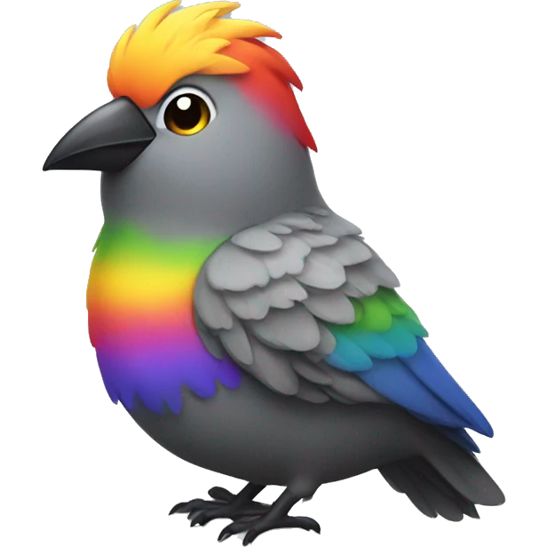 Gay bird emoji