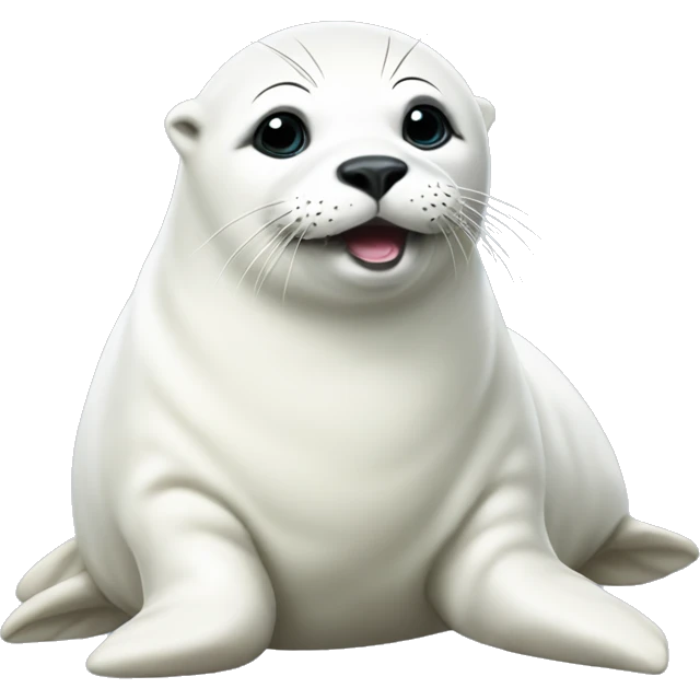 white harp seal emoji