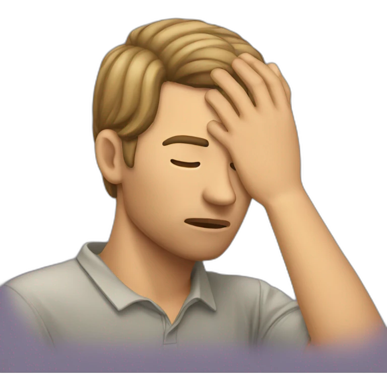 Facepalm emoji