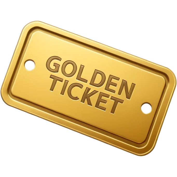 golden ticket  emoji