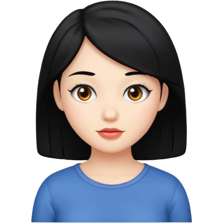 Lucy (black hair) from the Fallout TV show emoji