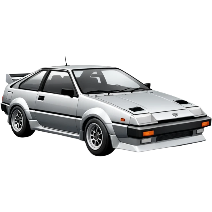 Toyota AE86 sports car emoji
