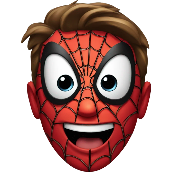 spiderman happy emoji